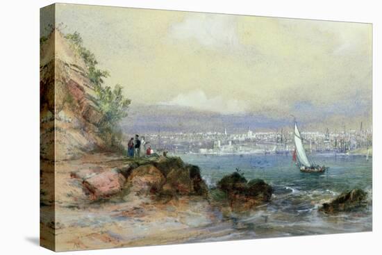 View of Sydney Harbour-Conrad Martens-Stretched Canvas