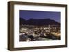 View of Table Mountain at dusk, Cape Town, Western Cape, South Africa, Africa-Ian Trower-Framed Photographic Print