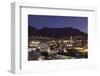 View of Table Mountain at dusk, Cape Town, Western Cape, South Africa, Africa-Ian Trower-Framed Photographic Print