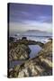 View of Table Mountain from Bloubergstrand, Cape Town, Western Cape, South Africa, Africa-Ian Trower-Stretched Canvas