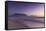 View of Table Mountain from Milnerton Beach at sunset, Cape Town, Western Cape, South Africa, Afric-Ian Trower-Framed Stretched Canvas