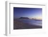 View of Table Mountain from Milnerton Beach at sunset, Cape Town, Western Cape, South Africa, Afric-Ian Trower-Framed Photographic Print