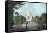 View of Taj Mahal, 1801-Thomas & William Daniell-Framed Stretched Canvas