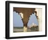 View of Taj Mahal From Agra Fort, UNESCO World Heritage Site, Agra, Uttar Pradesh, India, Asia-Ian Trower-Framed Photographic Print