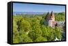 View of Tallinn from Toompea Hill, Old Town of Tallinn, Estonia, Baltic States-Nico Tondini-Framed Stretched Canvas