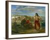 View of Tangier, 1852-3-Eugene Delacroix-Framed Giclee Print