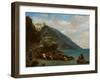 View of Tangier from the Seashore, 1856-8-Eugene Delacroix-Framed Giclee Print