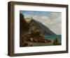 View of Tangier from the Seashore, 1856-8-Eugene Delacroix-Framed Giclee Print