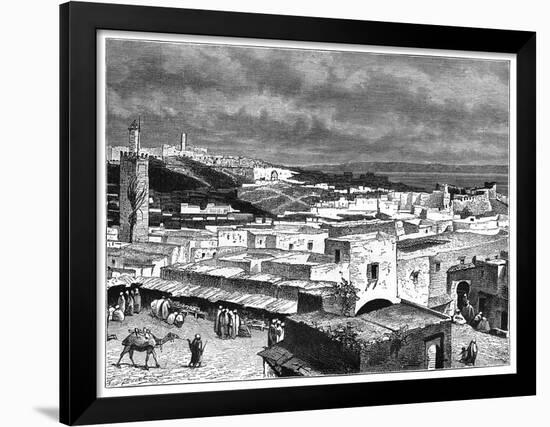 View of Tangier, Morocco, from the Landward Side, C1890-null-Framed Giclee Print