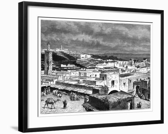 View of Tangier, Morocco, from the Landward Side, C1890-null-Framed Giclee Print