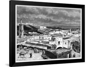 View of Tangier, Morocco, from the Landward Side, C1890-null-Framed Premium Giclee Print
