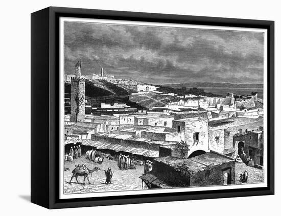 View of Tangier, Morocco, from the Landward Side, C1890-null-Framed Stretched Canvas