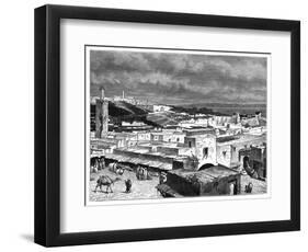 View of Tangier, Morocco, from the Landward Side, C1890-null-Framed Premium Giclee Print