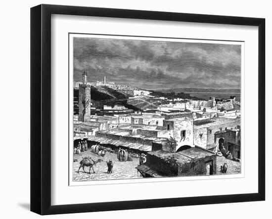 View of Tangier, Morocco, from the Landward Side, C1890-null-Framed Giclee Print