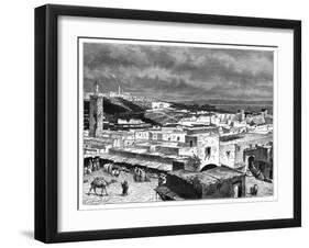 View of Tangier, Morocco, from the Landward Side, C1890-null-Framed Giclee Print