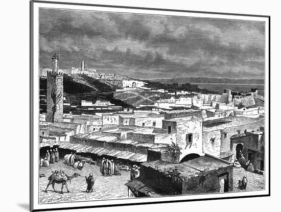 View of Tangier, Morocco, from the Landward Side, C1890-null-Mounted Giclee Print