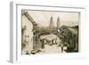 View of Taxco Cathedral-null-Framed Premium Giclee Print