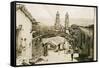 View of Taxco Cathedral-null-Framed Stretched Canvas