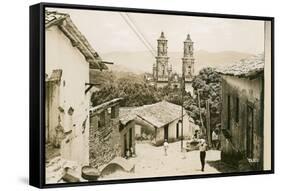 View of Taxco Cathedral-null-Framed Stretched Canvas