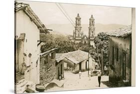 View of Taxco Cathedral-null-Stretched Canvas