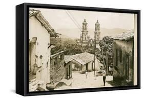 View of Taxco Cathedral-null-Framed Stretched Canvas