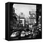 View of Taxi and Traffic Congestion on Broadway Looking North from 45th Street-Andreas Feininger-Framed Stretched Canvas