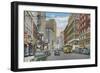 View of Telegraph Ave - Oakland, CA-Lantern Press-Framed Art Print