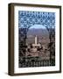 View of Telouet and High Atlas Mountains from the Kasbah, Telouet, Morocco, North Africa, Africa-David Poole-Framed Photographic Print