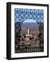 View of Telouet and High Atlas Mountains from the Kasbah, Telouet, Morocco, North Africa, Africa-David Poole-Framed Photographic Print