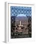 View of Telouet and High Atlas Mountains from the Kasbah, Telouet, Morocco, North Africa, Africa-David Poole-Framed Photographic Print