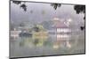 View of Temple across Kandy Lake-Jon Hicks-Mounted Photographic Print