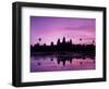 View of Temple at Dawn, Angkor Wat, Siem Reap, Cambodia-Walter Bibikow-Framed Photographic Print