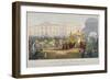 View of Temple Bar During Queen Victoria's Visit to the City of London in 1837-W Clerk-Framed Giclee Print