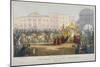 View of Temple Bar During Queen Victoria's Visit to the City of London in 1837-W Clerk-Mounted Giclee Print