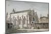 View of Temple Church, City of London, 1811-George Shepherd-Mounted Giclee Print