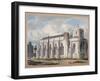 View of Temple Church from across the graveyard, City of London, 1811-George Shepherd-Framed Giclee Print