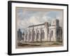 View of Temple Church from across the graveyard, City of London, 1811-George Shepherd-Framed Giclee Print