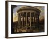 View of Temple, Painting by Viviano Codazzi (Ca 1604-1670), Italy, 17th Century-Viviano Codazzi-Framed Giclee Print