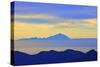 View of Tenerife from Gran Canaria, Gran Canaria, Canary Islands, Spain, Atlantic Ocean, Europe-Neil Farrin-Stretched Canvas