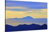 View of Tenerife from Gran Canaria, Gran Canaria, Canary Islands, Spain, Atlantic Ocean, Europe-Neil Farrin-Stretched Canvas