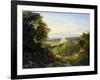 View of Terracina and Monte Circeo, 1833-Friedrich Nerly-Framed Giclee Print