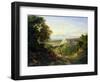 View of Terracina and Monte Circeo, 1833-Friedrich Nerly-Framed Giclee Print