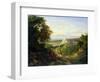 View of Terracina and Monte Circeo, 1833-Friedrich Nerly-Framed Giclee Print