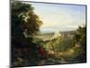View of Terracina and Monte Circeo, 1833-Friedrich Nerly-Mounted Giclee Print