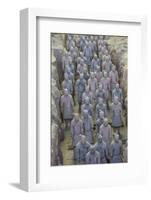 View of Terracotta Warriors in the Tomb Museum, Xi'an, Shaanxi Province-Frank Fell-Framed Photographic Print