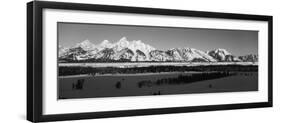 View of Teton Range at Dawn, Grand Teton National Park, Wyoming, USA-Paul Souders-Framed Photographic Print