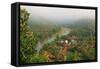 View of Tha Ton and Kok River, Chiang Mai Province, Thailand, Southeast Asia, Asia-Jochen Schlenker-Framed Stretched Canvas