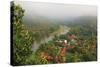 View of Tha Ton and Kok River, Chiang Mai Province, Thailand, Southeast Asia, Asia-Jochen Schlenker-Stretched Canvas