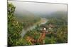 View of Tha Ton and Kok River, Chiang Mai Province, Thailand, Southeast Asia, Asia-Jochen Schlenker-Mounted Photographic Print