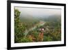 View of Tha Ton and Kok River, Chiang Mai Province, Thailand, Southeast Asia, Asia-Jochen Schlenker-Framed Photographic Print